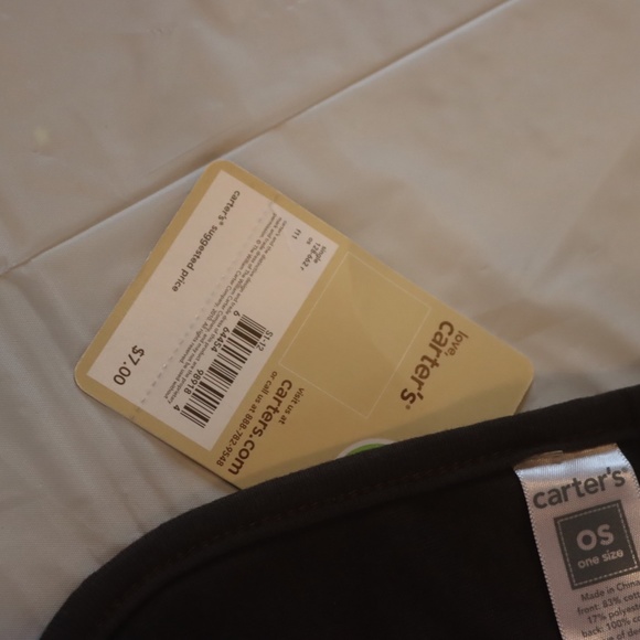 CARTER'S Little Layette OS Teething Bib Bananas over Mommy. Monkey - Picture 4 of 4